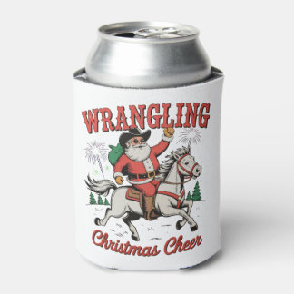 Rafraîchisseur Pour Canette Fantaisie Noël Cheer Cowboy Père Noël Pays