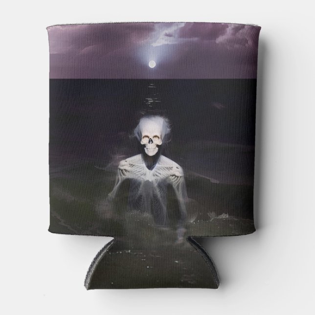 Rafraîchisseur Pour Canette Fantôme en mer - Peinture à l'huile (Devant)