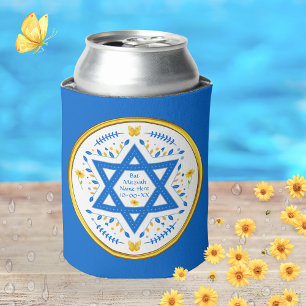 Rafraîchisseur Pour Canette Faveurs Bat mitzvah personnalisées, ou toute OCCAS