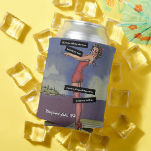 Rafraîchisseur Pour Canette Favorite Lake Funny Personnalisé Pin-Up Girl