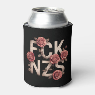 Rafraîchisseur Pour Canette FCK NZS Fleurs Contre la Droite Pas de Nazis Lgbtq