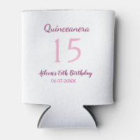 Fée rose 15e anniversaire simple moder quinceanera