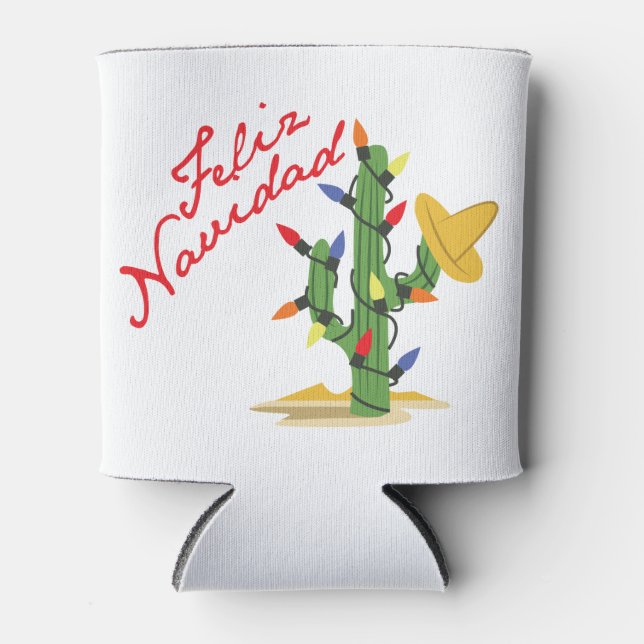 Rafraîchisseur Pour Canette Feliz Navidad (Devant)