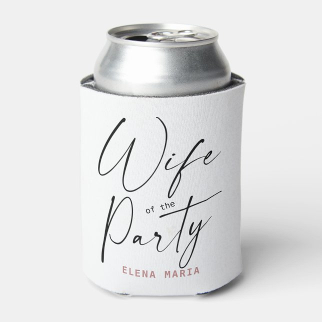 Rafraîchisseur Pour Canette Femme Amusante Du Parti Bachelorette Groupe (Can devant)