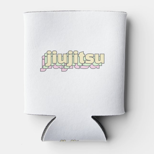 Rafraîchisseur Pour Canette Femme Bjj - Fille BJJ - Jiu-jitsu - Brésilienne (Devant)
