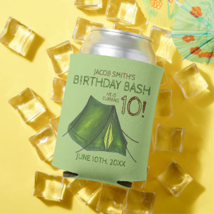 Rafraîchisseur Pour Canette Fête d'anniversaire Camp de bash Tente Sleepover C