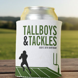 Rafraîchisseur Pour Canette Fête d'anniversaire de Football Tallboys & Tackles