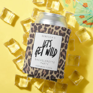 Rafraîchisseur Pour Canette Fête de Bachelorette Faisons Wild Cheetah