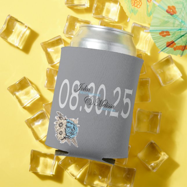 Rafraîchisseur Pour Canette Fête de mariage élégante personnalisée Favoriser (Été in situ)