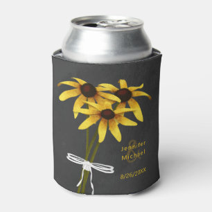 Rafraîchisseur Pour Canette Fête des mariages fleurs sauvages Black Eyed Susan