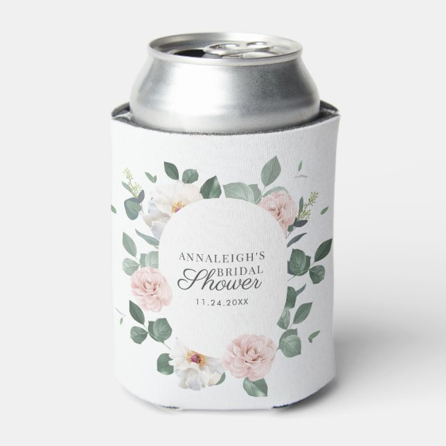 Rafraîchisseur Pour Canette Fête des mariées florale botanique élégante (Can devant)