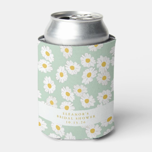 Rafraîchisseur Pour Canette Fête des mariées sur mesure Spring Pastel Sage Dai (Can devant)