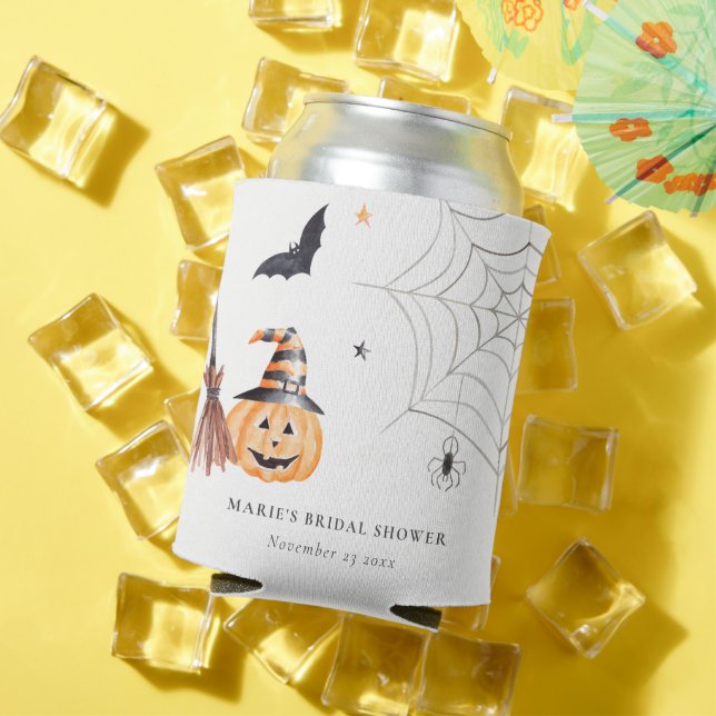 Rafraîchisseur Pour Canette Fête des mariées Web Citrouille d'Halloween (Été in situ)
