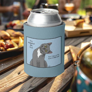 Rafraîchisseur Pour Canette Fête des pères d'adoption du père de chat