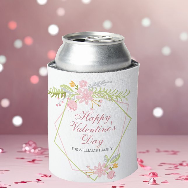 Rafraîchisseur Pour Canette Fête des Valentines sur mesure Jolie fête florale  (Créateur téléchargé)