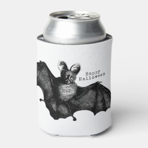 Rafraîchisseur Pour Canette Fête d'Halloween Vintage de chauve-souris déplaisa
