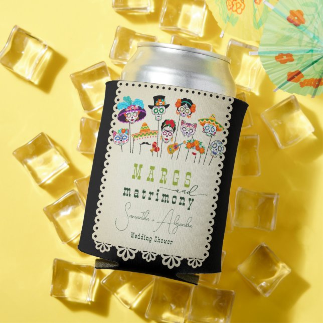 Rafraîchisseur Pour Canette Fête Mexicaine Margs et Mariage pour les Futurs Ma (Été in situ)