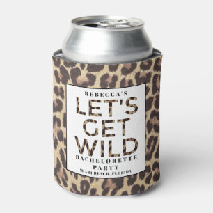 Rafraîchisseur Pour Canette Fêtons Wild Cheetah Bachelorette Party