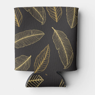 Rafraîchisseur Pour Canette Feuille tropical Botanical Motif sans couture.