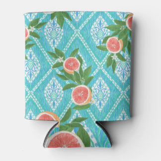 Rafraîchisseur Pour Canette Feuilles de pamplemousse Paisley