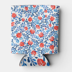 Rafraîchisseur Pour Canette Feuilles floraux : Motif naturel sans transparence