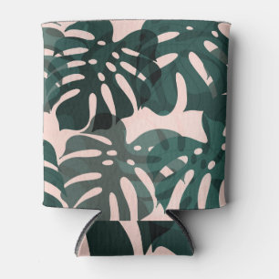 Rafraîchisseur Pour Canette Feuilles tropicaux : Aquarelle Abstraite
