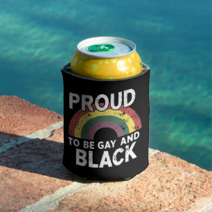 Rafraîchisseur Pour Canette Fier D'Être Gay Et Black Pride Mois 2025