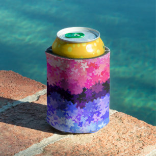 Rafraîchisseur Pour Canette Fière Omnisexualité Groovy Boho Excentrique Floral