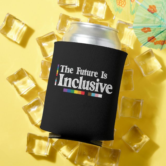 Rafraîchisseur Pour Canette Fierté LGBT L'Avenir Est Inclusif Gay Lesbian (Été in situ)