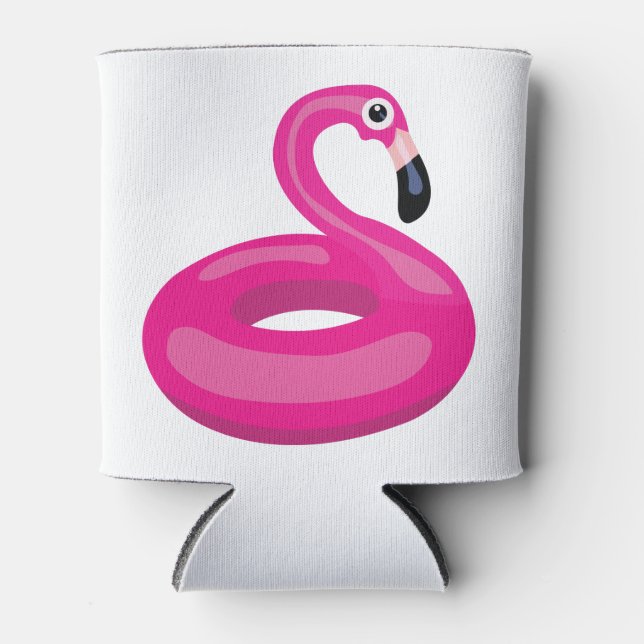 Rafraîchisseur Pour Canette Flamant rose Floatie (Devant)