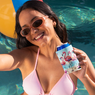 Rafraîchisseur Pour Canette Flamingle Beach Party