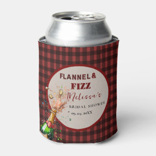 Rafraîchisseur Pour Canette Flannel & fizz douche d'hiver rouge et noire