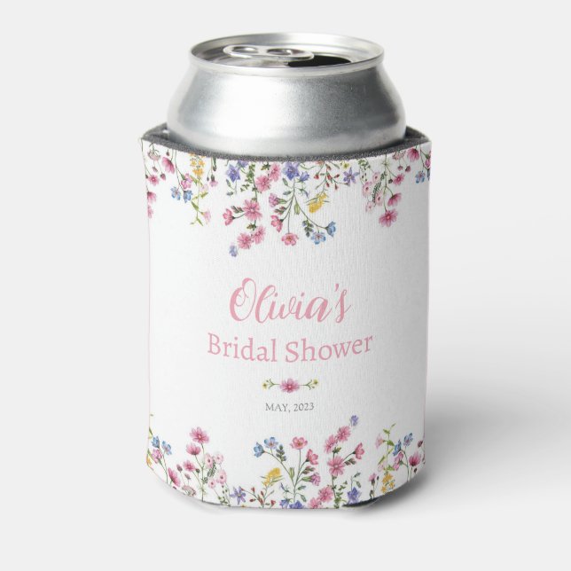 Rafraîchisseur Pour Canette Fleur sauvage Fête des mariées Rose Gold Can Coole (Can Dos)