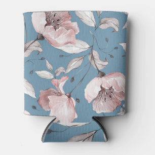 Rafraîchisseur Pour Canette Fleurs de printemps, feuille, design transparent