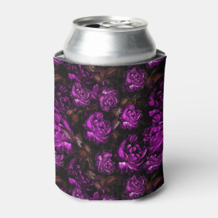 Rafraîchisseur Pour Canette Fleurs violettes sophistiquées