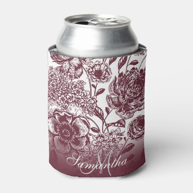 Rafraîchisseur Pour Canette Floral vintage (Can devant)