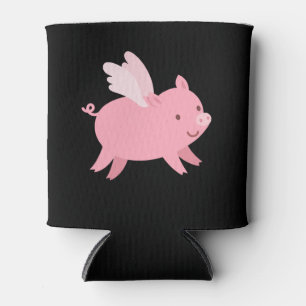 Rafraîchisseur Pour Canette Flying Pig with Wings Fly Pig Lovers