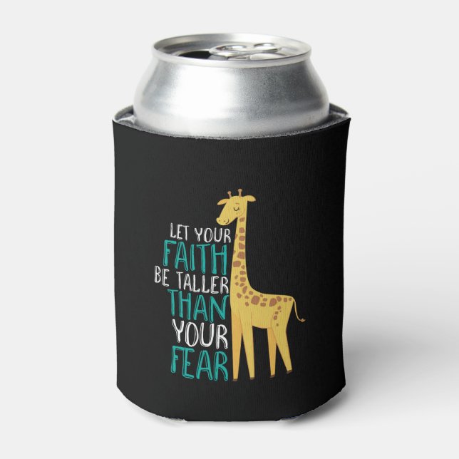 Rafraîchisseur Pour Canette Foi Giraffe Inspirationnelle Plus Grande Que La Pe (Can devant)