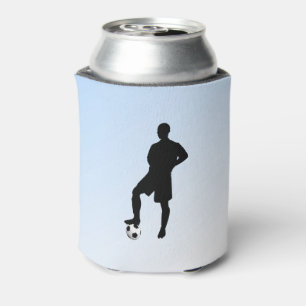 Rafraîchisseur Pour Canette Football Bleu / Design Sportif