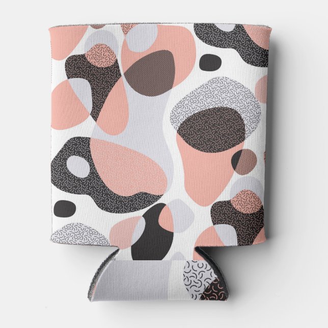 Rafraîchisseur Pour Canette Formes naturelles : Texture géométrique sans joint (Devant)