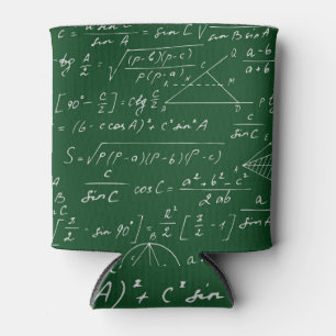 Rafraîchisseur Pour Canette Formules de trigonométrie motif de tableau noir gé