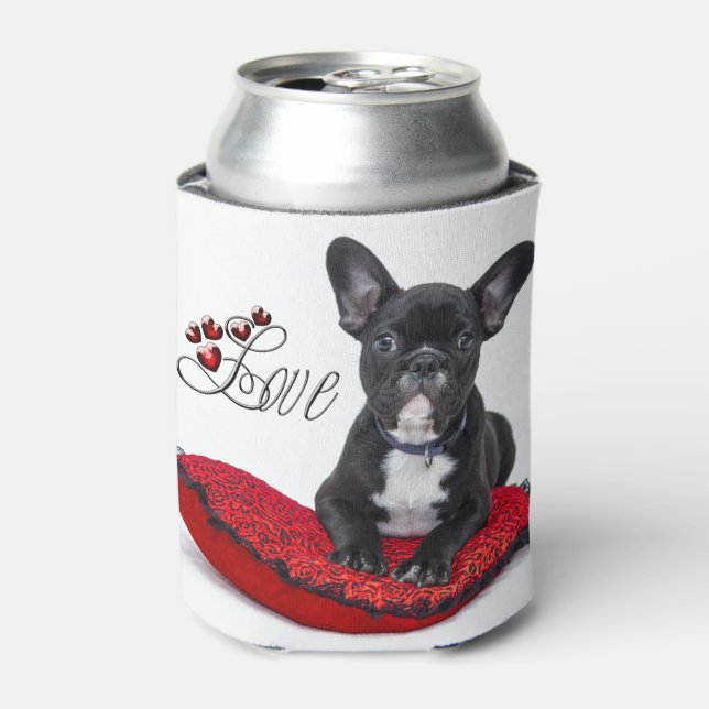Rafraîchisseur Pour Canette French Bull Dog - Français - Amour (Can devant)
