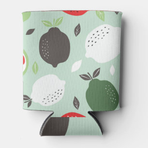 Rafraîchisseur Pour Canette Fruits citrons Citrus Papier peint Vintage