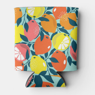 Rafraîchisseur Pour Canette Fruits tropicaux : Design Motif textile
