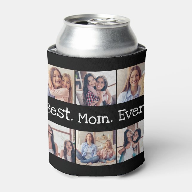 Rafraîchisseur Pour Canette Fun Best Mom Ever Photo Collage personnalisé (Can devant)