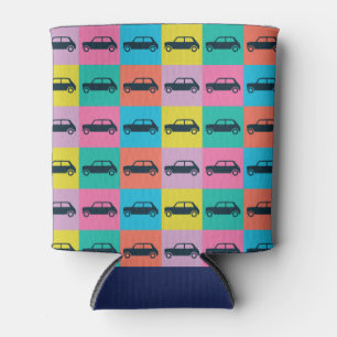 Rafraîchisseur Pour Canette Fun Checkerboard Mini Cooper