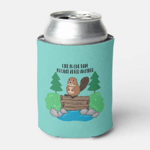 Rafraîchisseur Pour Canette Funny Animal Busy Beaver Dam Project