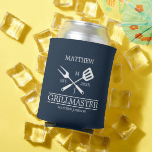 Rafraîchisseur Pour Canette Funny BBBQ Grill Master Barbecue personnalisé Meil
