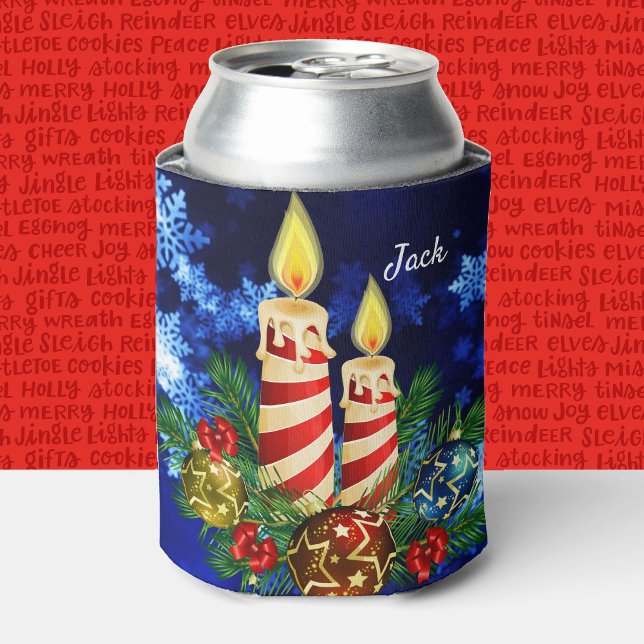 Rafraîchisseur Pour Canette Funny Christmas Stocker Stuffer Nom personnalisé B (Créateur téléchargé)