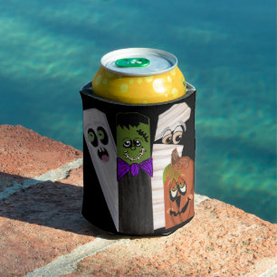 Rafraîchisseur Pour Canette Funny Frankenstein Citrouille fantôme Homme invisi